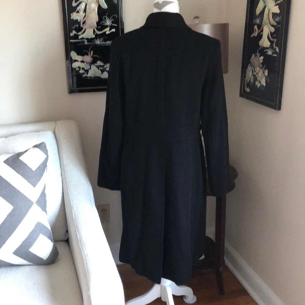 🎉 Kenneth Cole Black Wool Coat - Picture 4 of 7